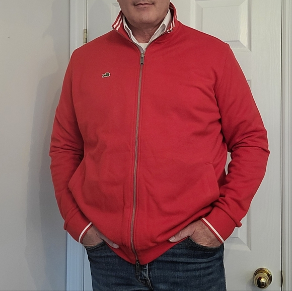 Lacoste red XL light weight jacket. - Picture 2 of 8